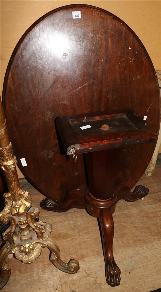 Victorian Irish oval loo table(-)